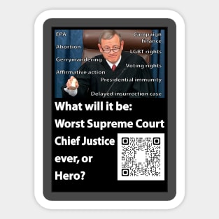 John Roberts Sticker